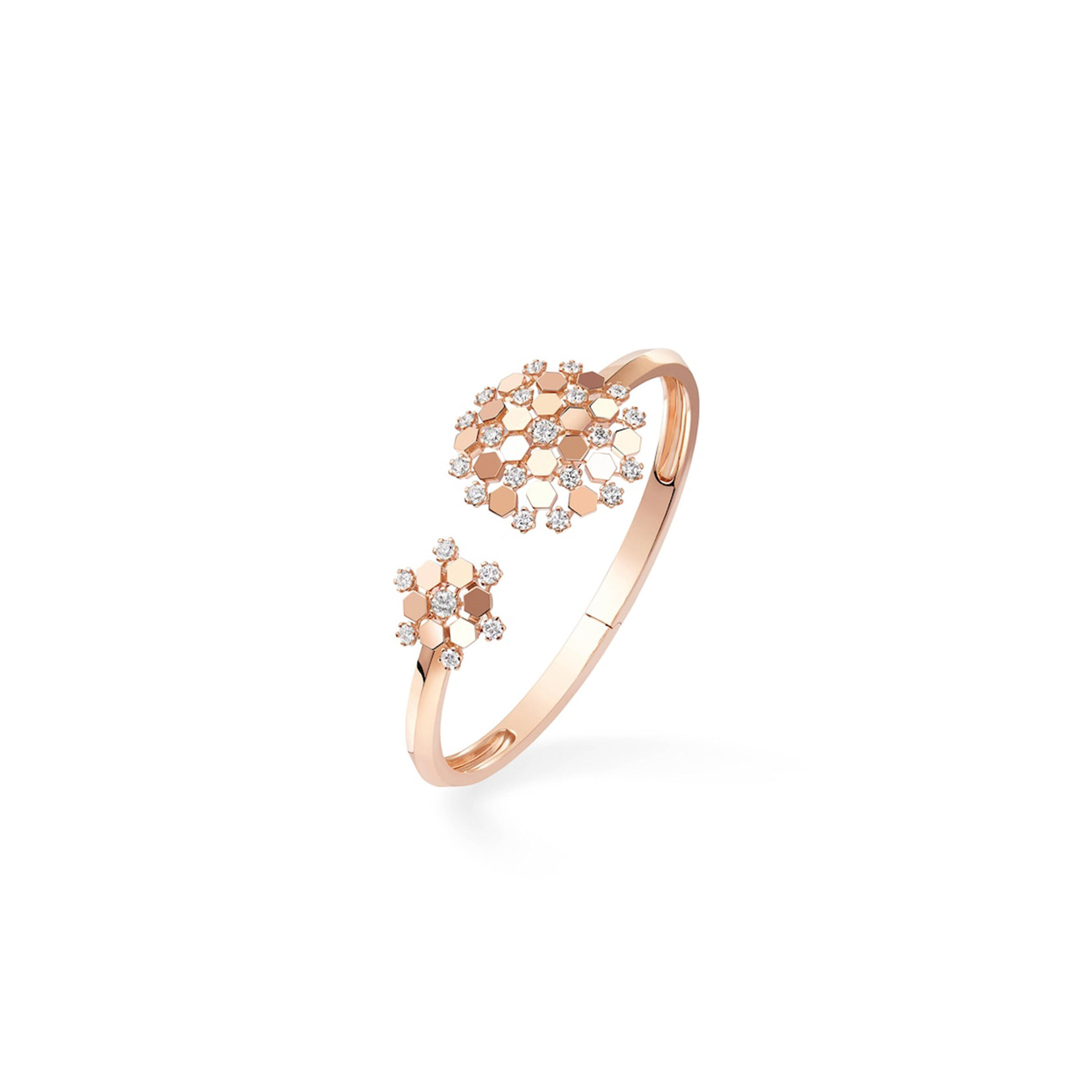 Chavm*T BEE DE BRACELET ROSE GOLD D1am0ndS 085406